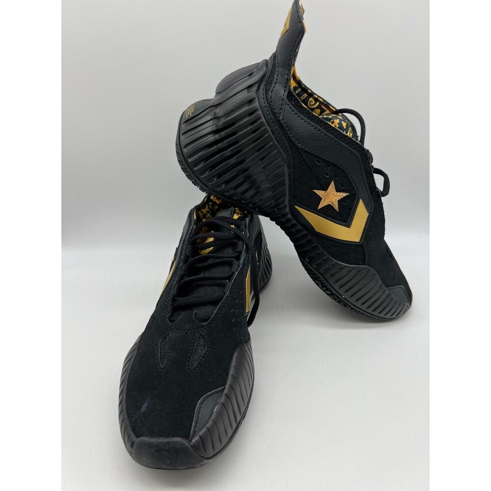 Converse All Star BB Prototype CX Mid Black Gold Baroque A02515C Shoes Men's 9 - Picture 5 of 12